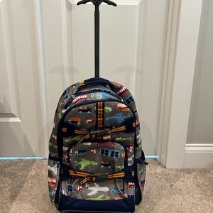 Pottery Barn Kids Rolling Backpack, travel bag, book bag, like New! 2 available!